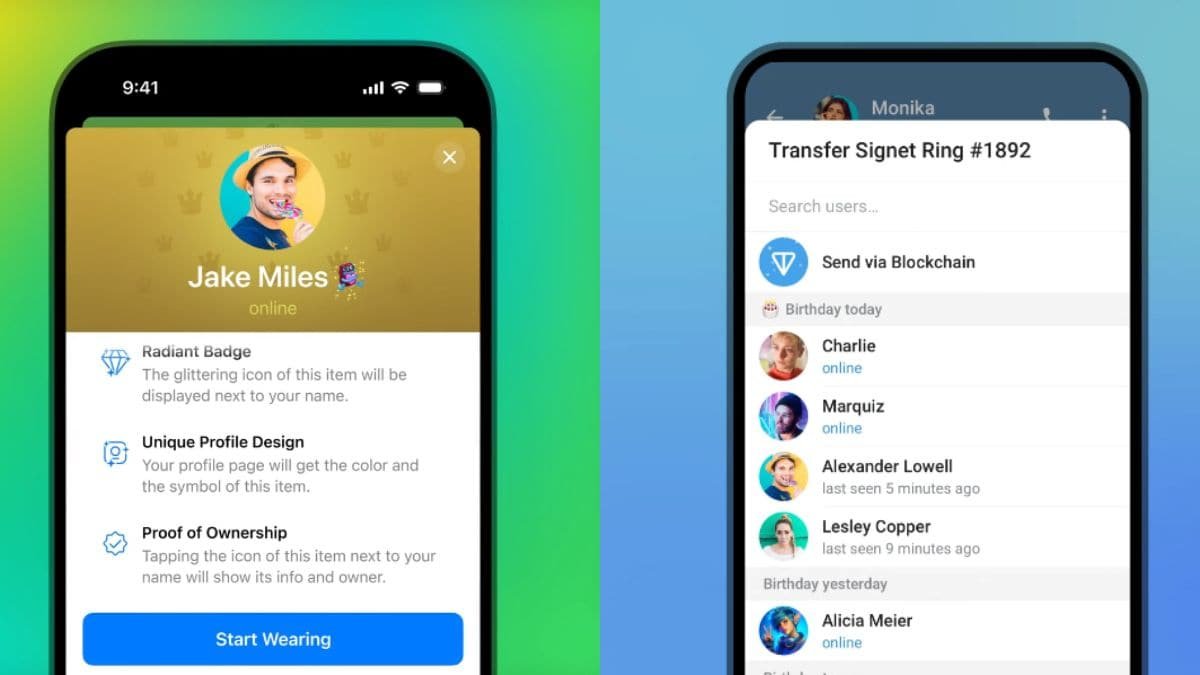 Telegram Now Lets Users Display Collectible Gifts as Status, Move Them to Blockchain and More