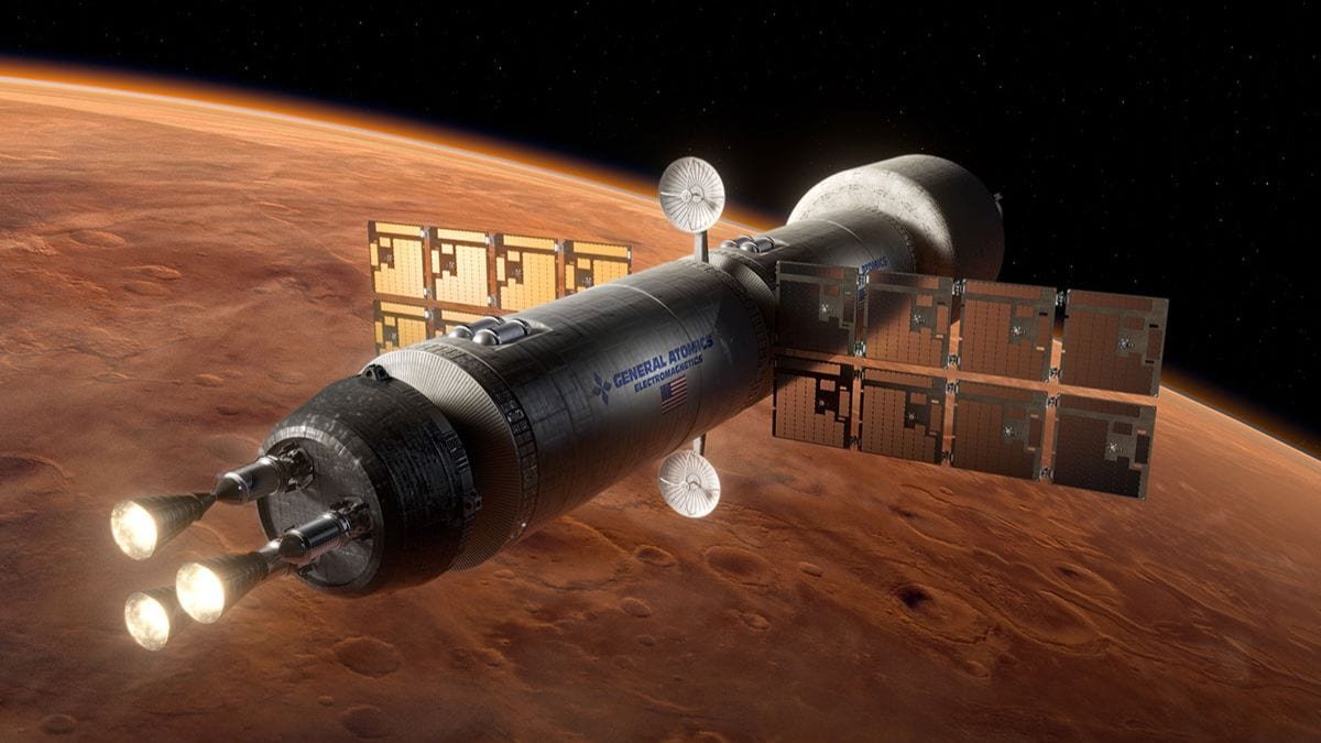 NASA, General Atomics Test Nuclear Fuel for Faster Mars Missions