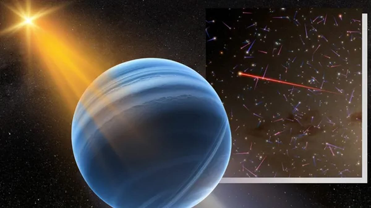 A Neptune-Like Exoplanet Is Racing Through Space at Record Speed