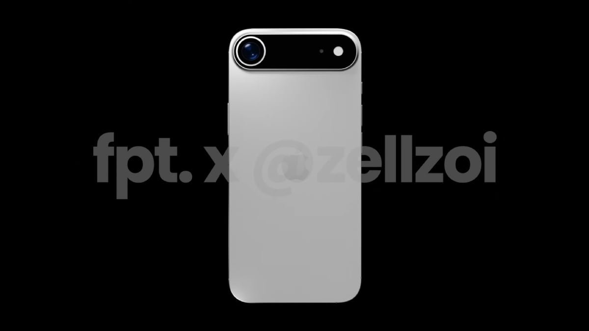 iPhone 17 Air Design Renders Hint at Slim Body With Elongated Rear Camera Module