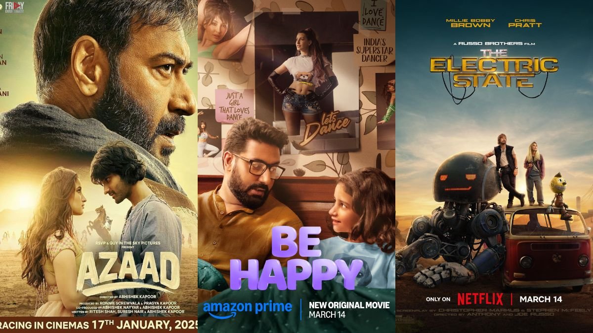 OTT Releases This Week (March 10- March 16): Azaad, Be Happy, The Electric State, and More